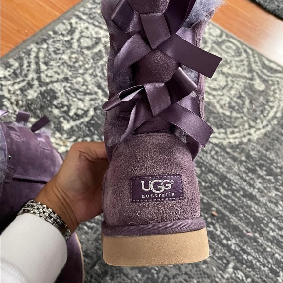 Ugg Bailey Bow II Short kids purple - Picture 2 of 3